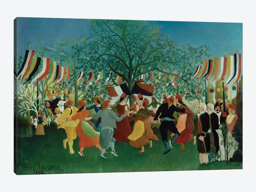 A Centennial Of Independence, 1892 by Henri Rousseau 1-piece Canvas Wall Art