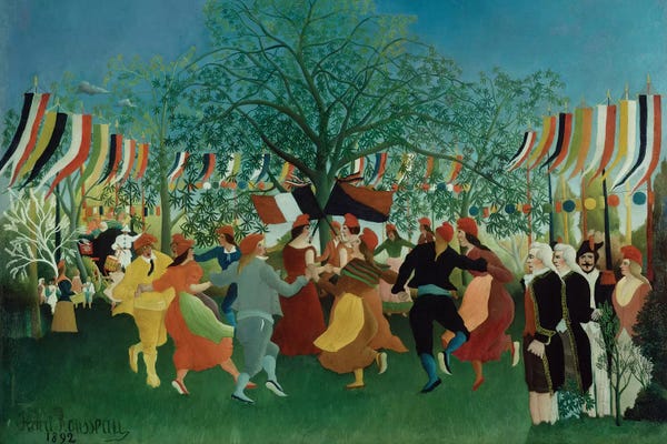 Henri Rousseau: A Centennial Of Independence, 1892 by Henri Rousseau