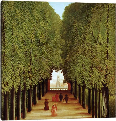 Alleyway In The Park Of Saint-Cloud, 1908 Canvas Art Print - Post-Impressionism Art