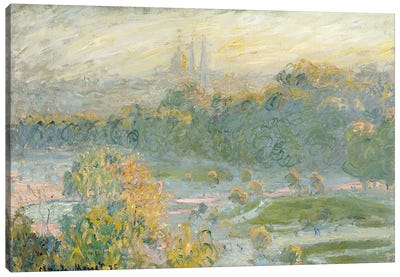 The Tuileries  Canvas Art Print - Claude Monet