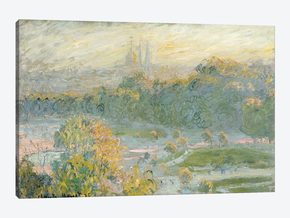 The Tuileries  by Claude Monet 1-piece Canvas Wall Art