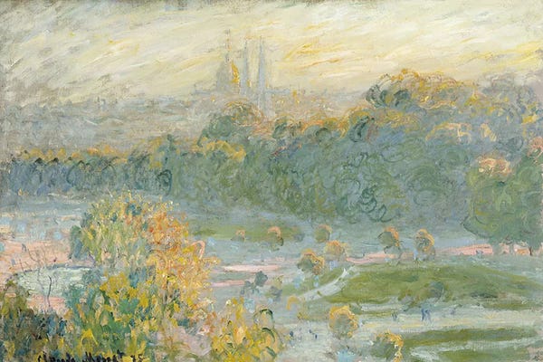 Claude Monet: The Tuileries  by Claude Monet