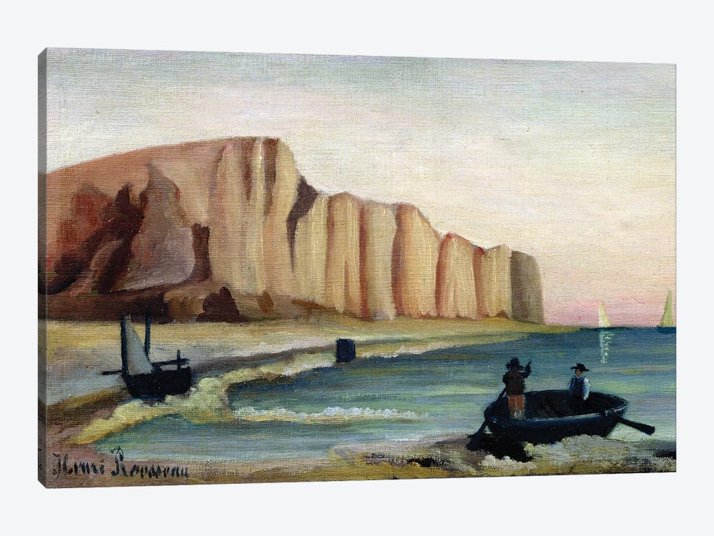 Cliffs, c.1897 by Henri Rousseau 1-piece Canvas Print