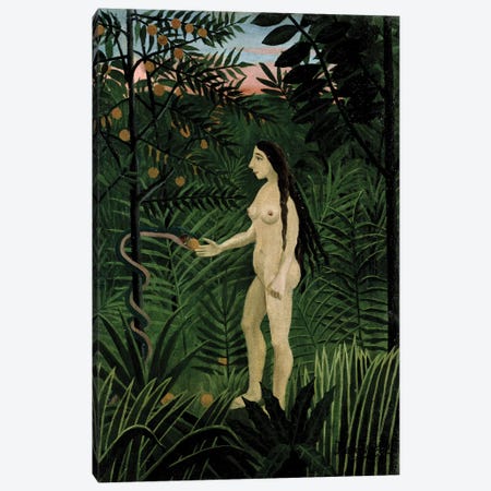 Eve, c.1906-07 Canvas Print #BMN6283} by Henri Rousseau Canvas Art Print