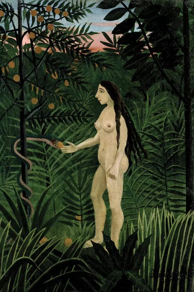 Snakes: Eve, c.1906-07 by Henri Rousseau