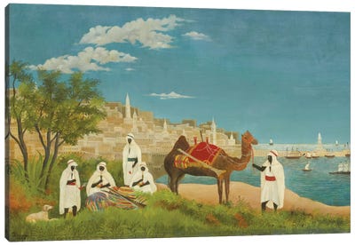 Landscape, Algiers, 1880 Canvas Art Print - Middle Eastern Décor
