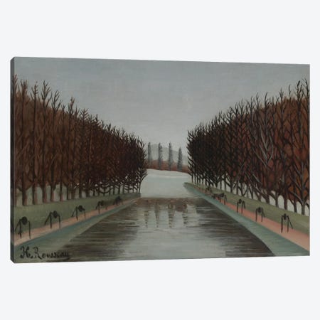 Le Canal, c.1905 Canvas Print #BMN6294} by Henri Rousseau Canvas Art Print