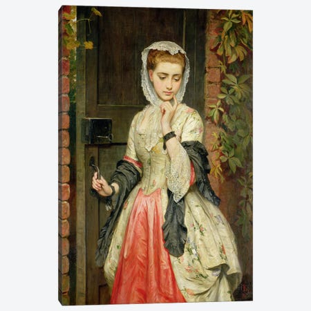 Rejected Addresses, 1876 Canvas Print #BMN629} by Charles Sillem Lidderdale Canvas Wall Art