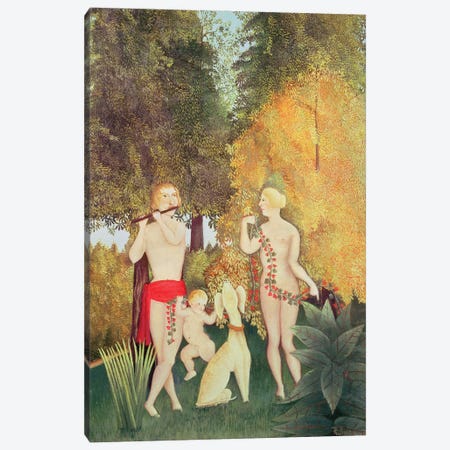 The Happy Quartet, 1902 Canvas Print #BMN6323} by Henri Rousseau Canvas Art