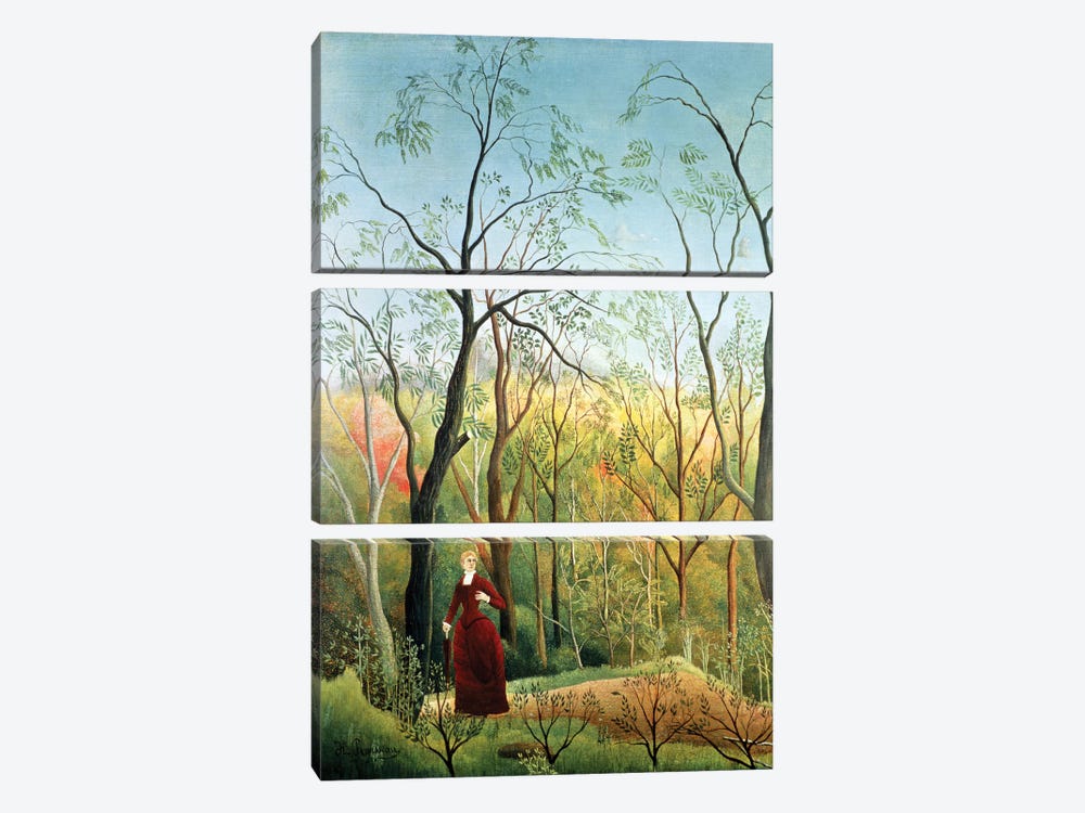 The Walk In The Forest, 1886-90 3-piece Canvas Artwork