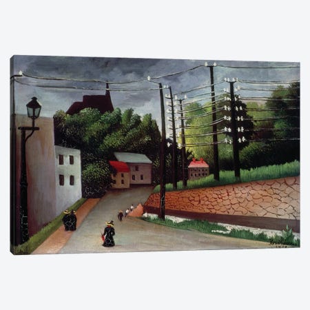View OF Malakoff, Hauts-de-Seine, 1908 Canvas Print #BMN6342} by Henri Rousseau Canvas Wall Art