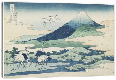 Umezawa Village In Sagami Province, 1831-34 Canvas Art Print
