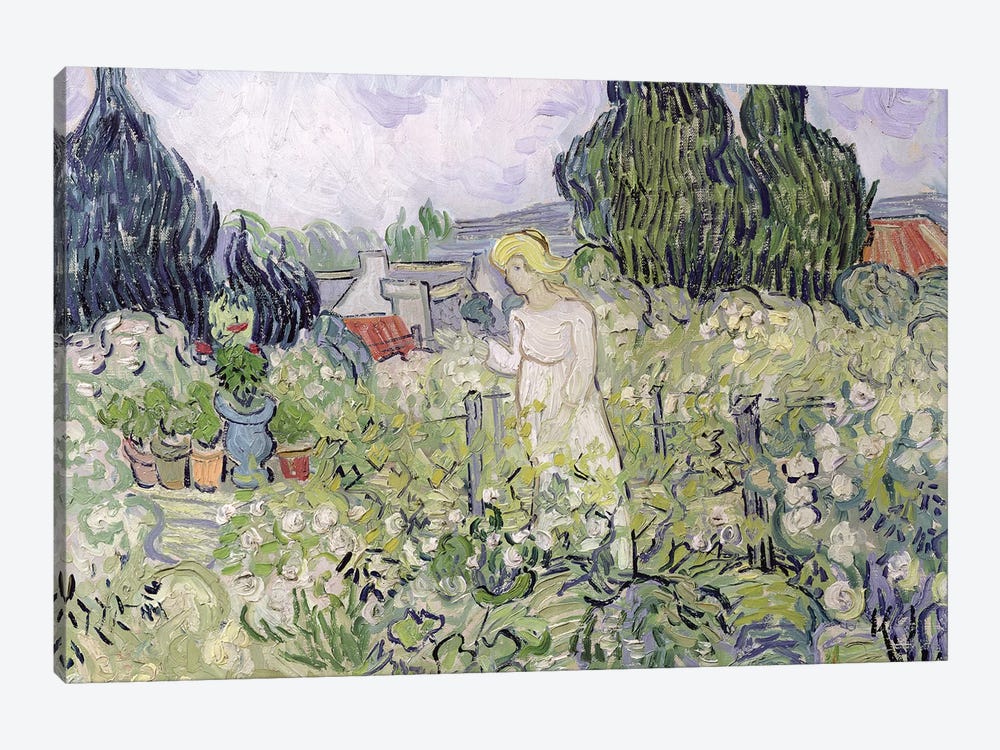 Mademoiselle Gachet in her garden at Auvers-sur-Oise, 1890  by Vincent van Gogh 1-piece Art Print