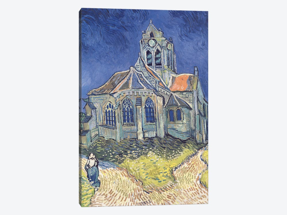 The Church at Auvers-sur-Oise, 1890  by Vincent van Gogh 1-piece Art Print
