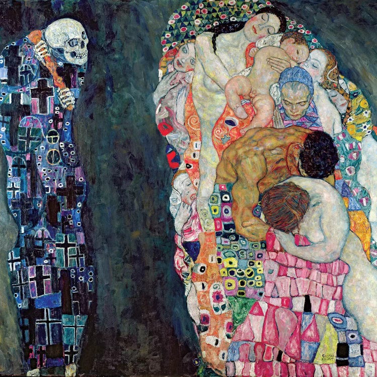 Death And Life, c.1911 by Gustav Klimt wall art