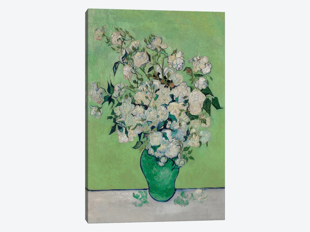 A Vase Of Roses, 1890 by Vincent van Gogh 1-piece Art Print