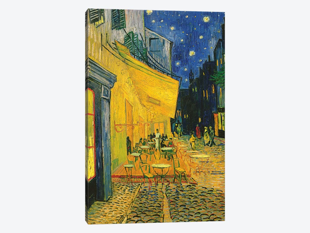 Café Terrace, Place du Forum, Arles, 1888 by Vincent van Gogh 1-piece Art Print