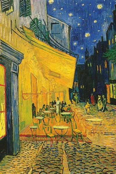 Streets: Café Terrace, Place du Forum, Arles, 1888 by Vincent van Gogh
