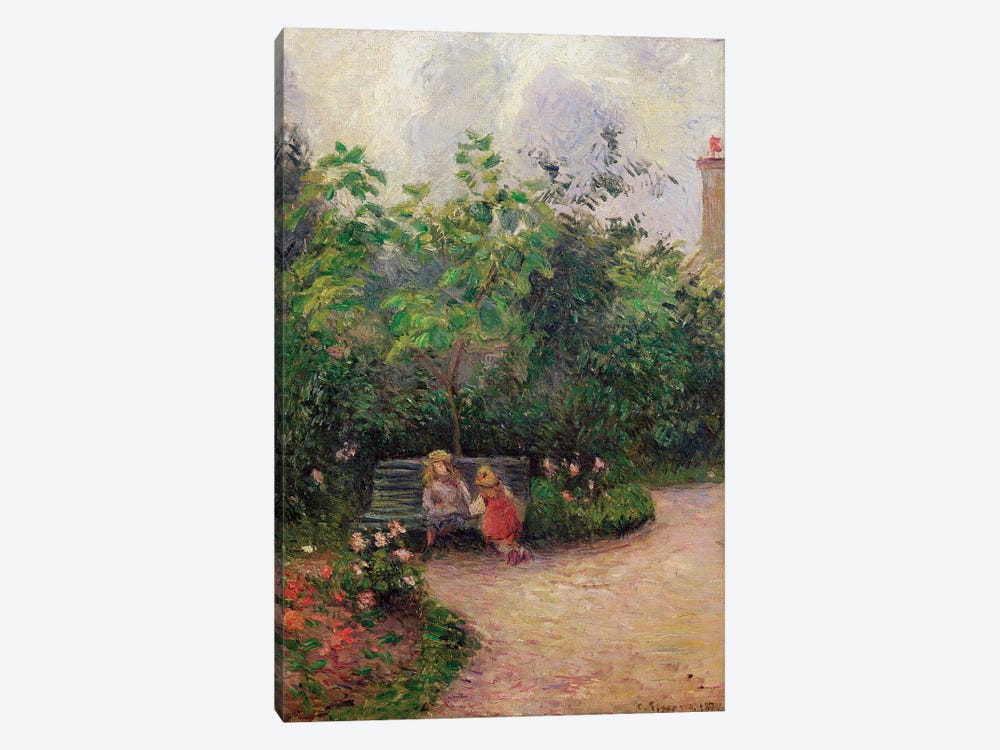 A Corner of the Garden at the Hermitage, Pontoise, 1877  1-piece Art Print