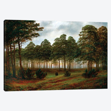 Evening, 1820-26 Canvas Print #BMN6434} by Caspar David Friedrich Canvas Print