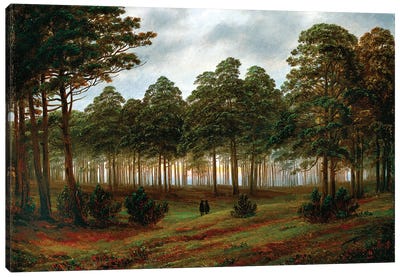 Evening, 1820-26 Canvas Art Print - Caspar David Friedrich