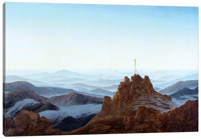 Morning In The Riesengebirge, 1810-11 Canvas Art Print - Caspar David Friedrich
