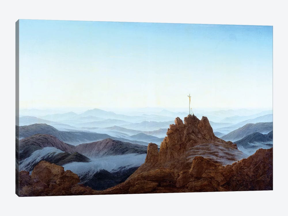 Morning In The Riesengebirge, 1810-11 by Caspar David Friedrich 1-piece Canvas Wall Art