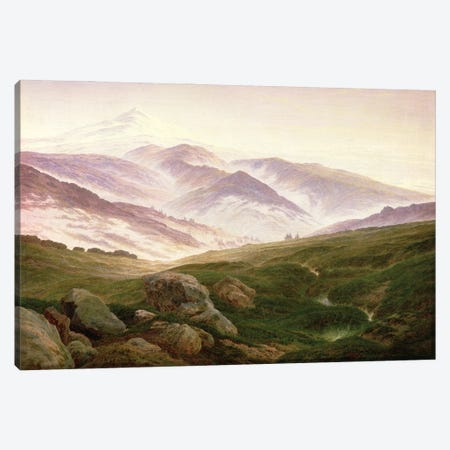 Reisenberg, The Mountains Of The Giants, 1839 Canvas Print #BMN6437} by Caspar David Friedrich Canvas Print