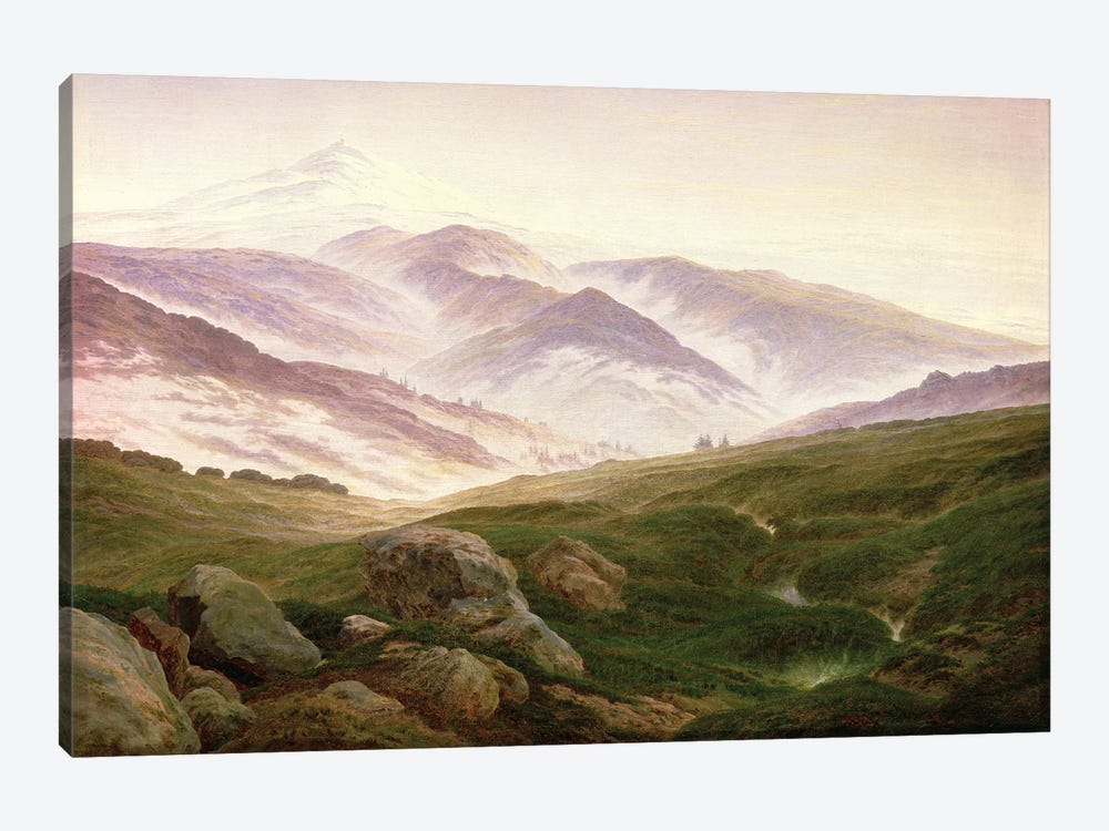 Reisenberg, The Mountains Of The Giants, 1839 by Caspar David Friedrich 1-piece Canvas Artwork