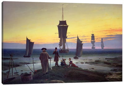 The Stages Of Life, c.1835 Canvas Art Print - Caspar David Friedrich