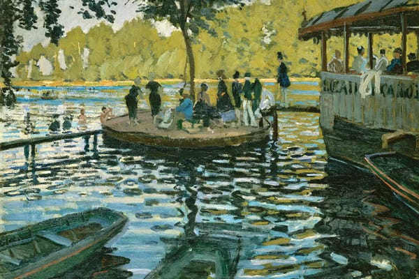 All Things Monet: La Grenouillere, 1869 by Claude Monet