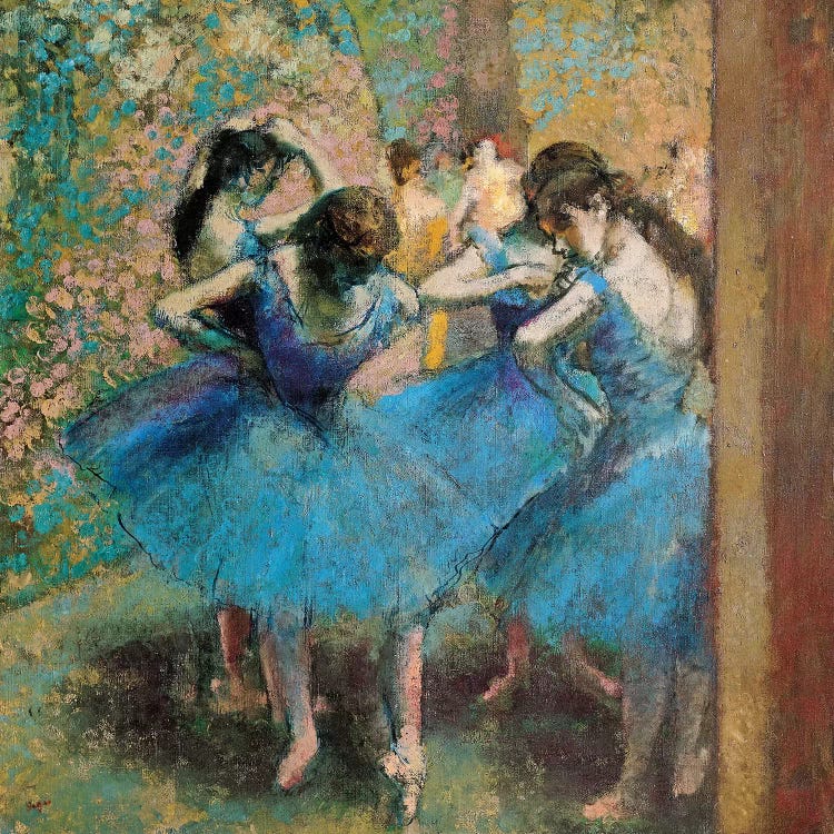 Dancers In Blue, 1890