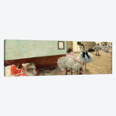The Dance Lesson, c.1879 Canvas Print #BMN6448} by Edgar Degas Canvas Art Print