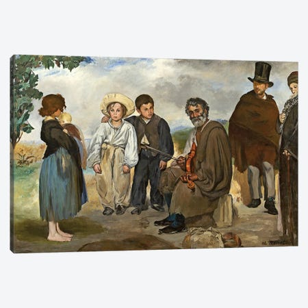 The Old Musician, 1862 Canvas Print #BMN6454} by Edouard Manet Art Print