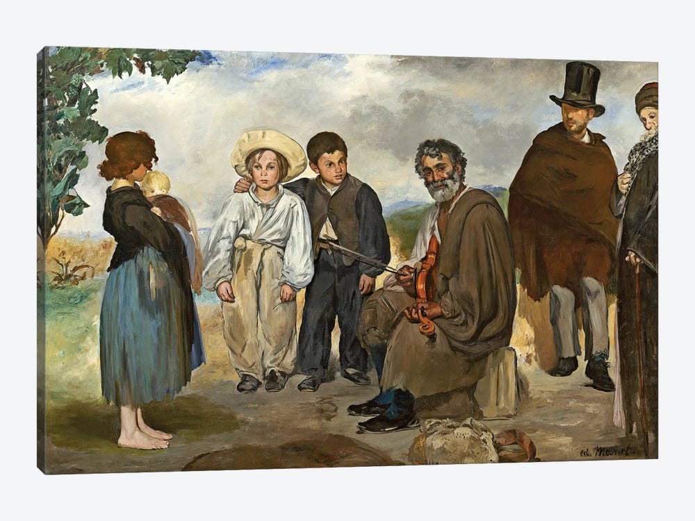 The Old Musician, 1862 by Edouard Manet 1-piece Canvas Print