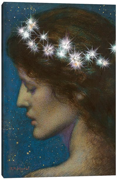 Night Canvas Art Print - Edward Robert Hughes
