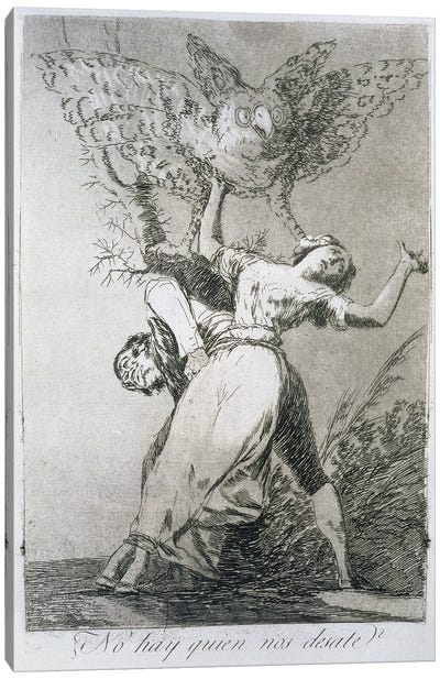 Can't Anyone Unleash Us? (Illustration From Los Caprichos), 1799 Canvas Art Print - Francisco Goya