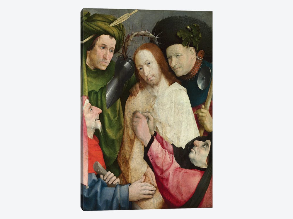 Christ Mocked (The Crowning With Thorns), c.1490-1500 by Hieronymus Bosch 1-piece Canvas Print