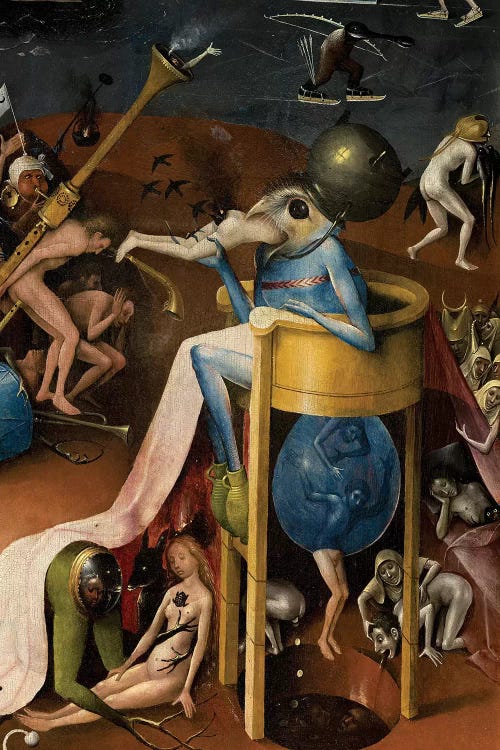 Detail Of The Prince Of Hell, The Garden Of Earthly Delights, 1490-1500