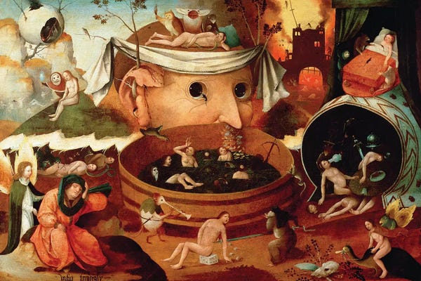 Surrealism: Vision de Tondal (Tondal's Vision) by Hieronymus Bosch