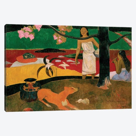 Pastorales Tahitiennes, 1893 Canvas Print #BMN6491} by Paul Gauguin Canvas Artwork