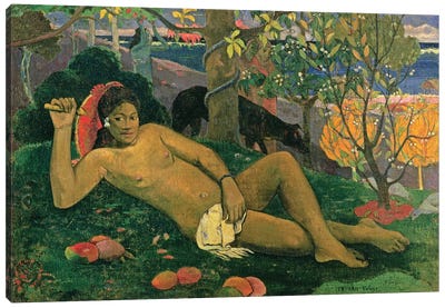 Te Arii Vahine (The King's Wife), 1896 Canvas Art Print - Paul Gauguin