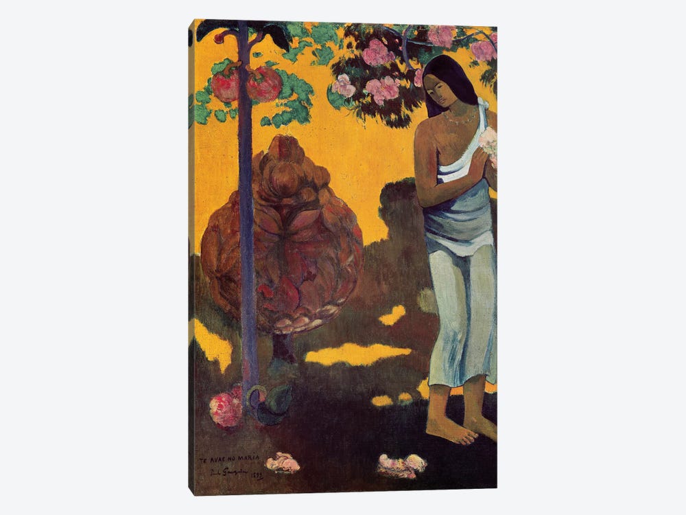 Te Avae No Maria (Month Of Mary), 1899 1-piece Canvas Print