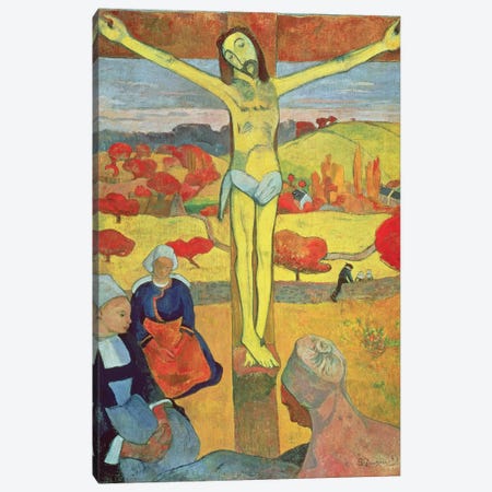 Yellow Christ, 1889 Canvas Print #BMN6496} by Paul Gauguin Canvas Print