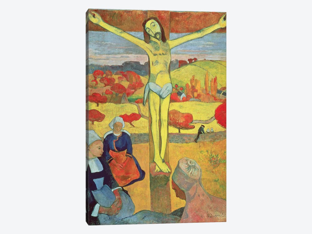 Yellow Christ, 1889 by Paul Gauguin 1-piece Art Print