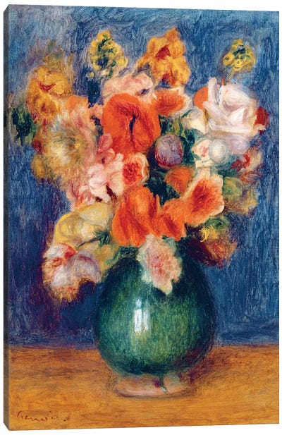 Bouquet, c.1900 Canvas Art Print - Pierre Auguste Renoir