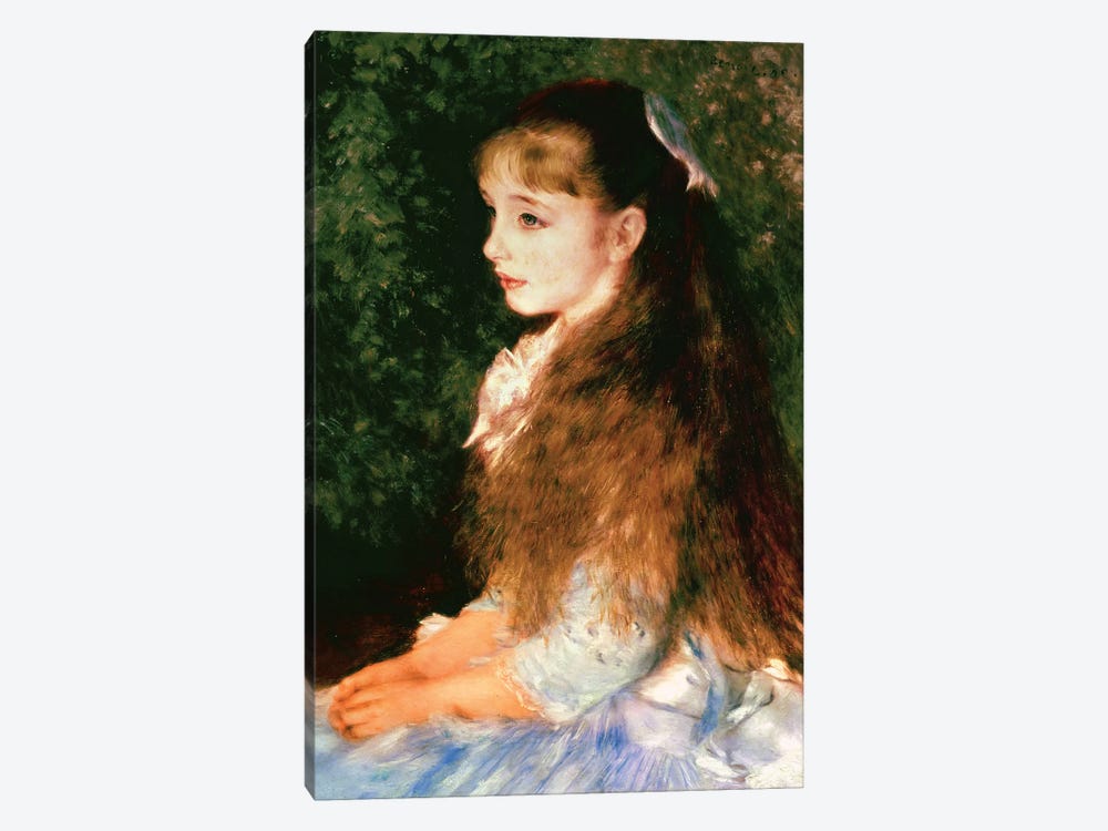 Portrait Of Mademoiselle Irene Cahen d'Anvers, 1880 by Pierre-Auguste Renoir 1-piece Art Print