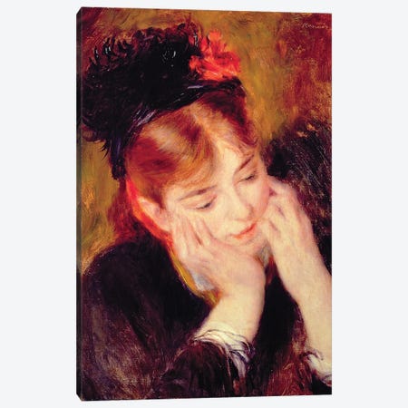 Reflection Canvas Print #BMN6499} by Pierre-Auguste Renoir Canvas Art