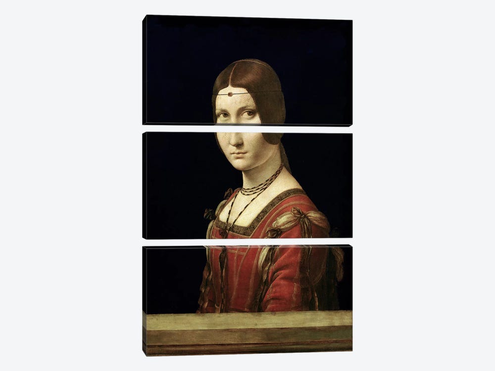 Portrait of a Lady from the Court of Milan Leonardo da Vinci iCanvas