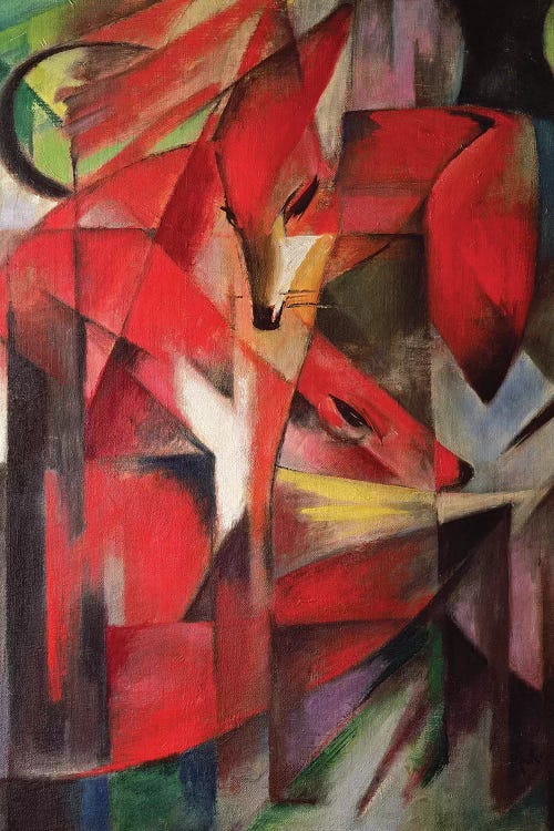The Fox, 1913 by Franz Marc wall art